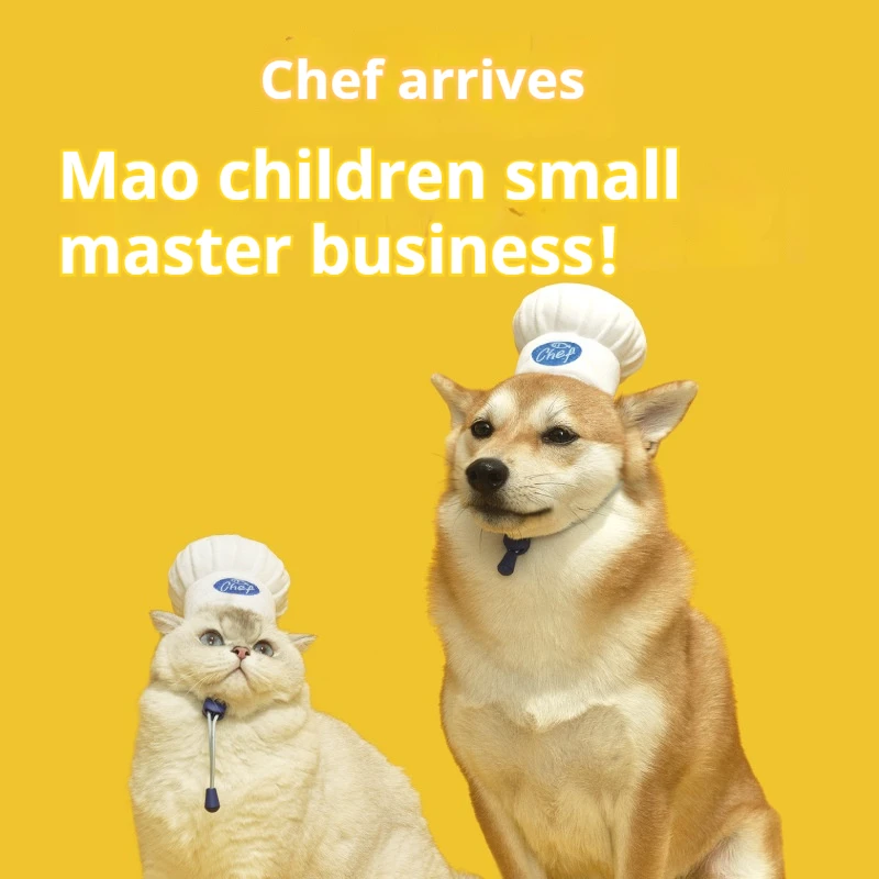 Pet Head Covers Cat Chef Hat Dog Adjustable Hat Dress Up Winter Warm Pet Universal Head Covers
Pet Head Covers Cat Chef Hat Dog Adjustable Hat Dress Up Winter Warm Pet Universal Head Covers
