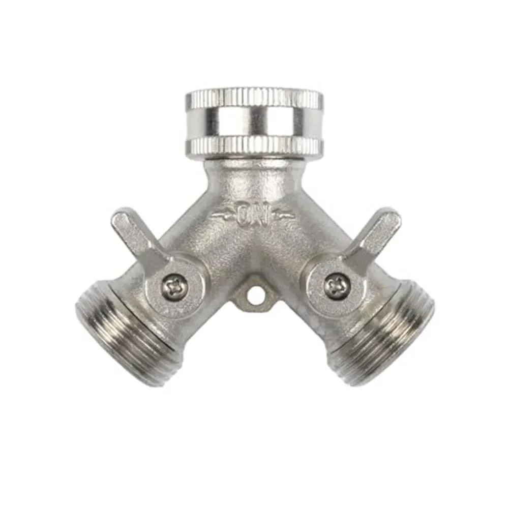 For Garden Hoses Brass Tap Connector 2-Way Hose Connector Garden Irrigation Home Appliances Solid Brass Construction
For Garden Hoses Brass Tap Connector 2-Way Hose Connector Garden Irrigation Home Appliances Solid Brass Construction