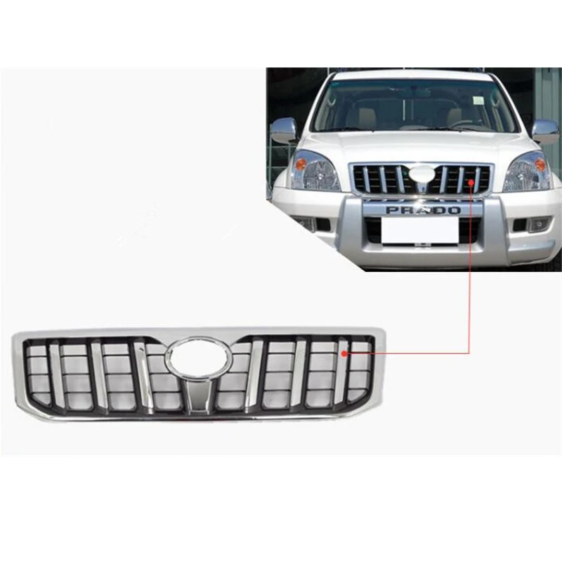 Для ABS переднего бампера автомобиля сепаратор решетки Toyota Land Cruiser 120 Prado LC120 Fj120 2700 4000 аксессуары решетки 2003-2009 года
Для ABS переднего бампера автомобиля сепаратор решетки Toyota Land Cruiser 120 Prado LC120 Fj120 2700 4000 аксессуары решетки 2003-2009 года