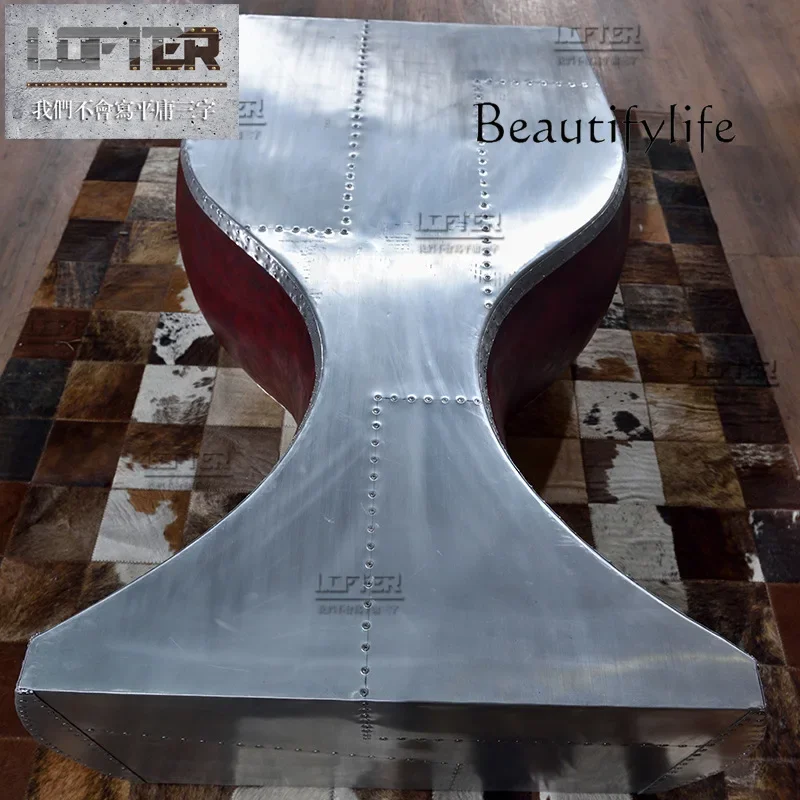 N44 Coffee table aluminum leather rivet wine cup shape personalized industrial style coffee shop retro tea table designer high-e
N44 Coffee table aluminum leather rivet wine cup shape personalized industrial style coffee shop retro tea table designer high-e