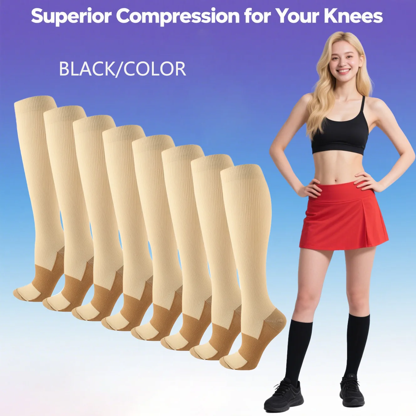 8 pairs copper compression socks for men and women-running,cycling,yoga,travel mid-calf length for nurses and pregnant women
8 pairs copper compression socks for men and women-running,cycling,yoga,travel mid-calf length for nurses and pregnant women