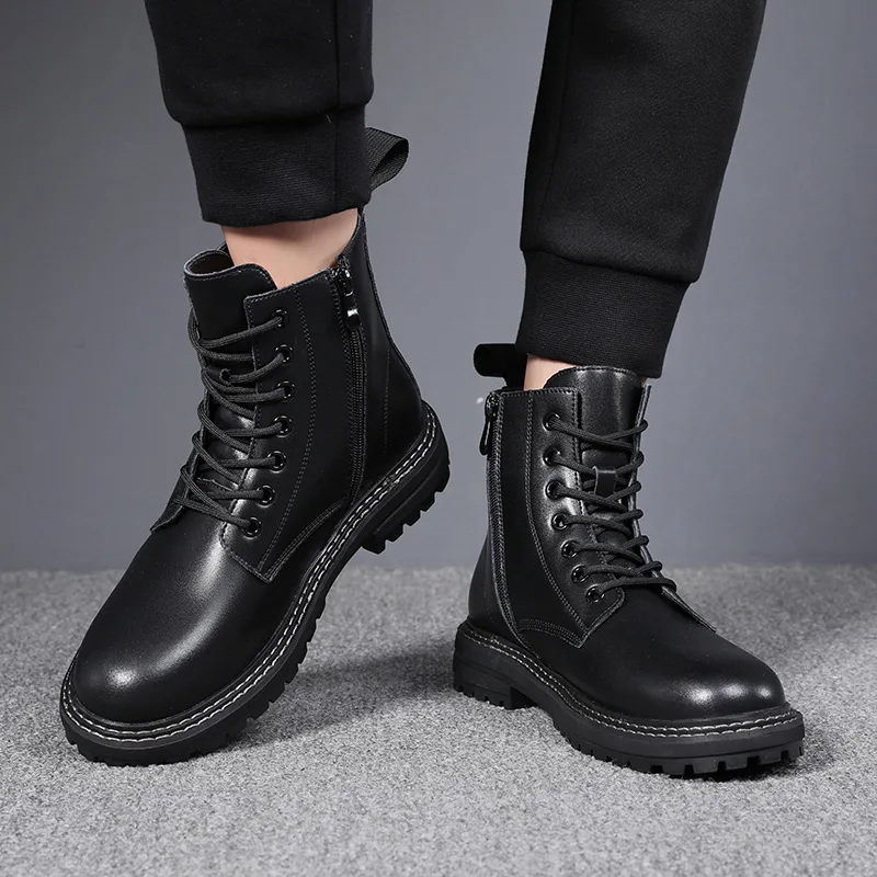 men's fashion original leather boots autumn winter shoes black stylish cowboy platform boot business office ankle botas zapatos
men's fashion original leather boots autumn winter shoes black stylish cowboy platform boot business office ankle botas zapatos