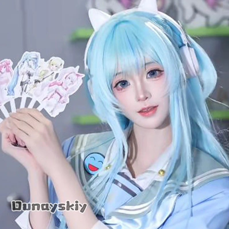Hemera*Anime GODDESSS Game Cosplay Mekami Shifty New Outfit Kawaii Gray Blue Wig Mint Colored Inner Hair Synthetic Hair 코스프레
Hemera*Anime GODDESSS Game Cosplay Mekami Shifty New Outfit Kawaii Gray Blue Wig Mint Colored Inner Hair Synthetic Hair 코스프레