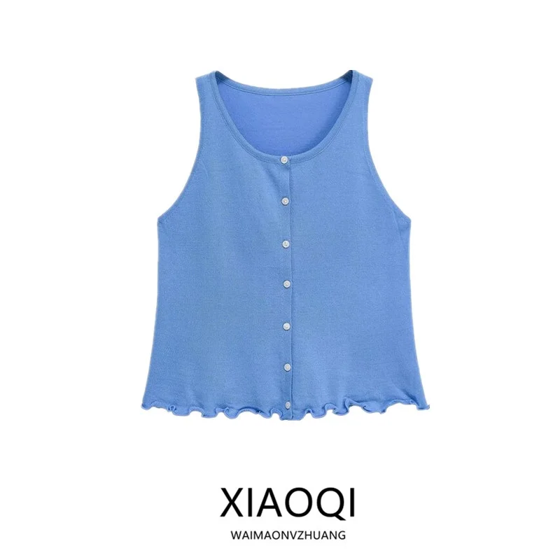 Женский модный летний вязаный топ с круглым вырезом и декоративными многослойными рукавами, приталенный, стандартной длины, для повседневной носки
Женский модный летний вязаный топ с круглым вырезом и декоративными многослойными рукавами, приталенный, стандартной длины, для повседневной носки