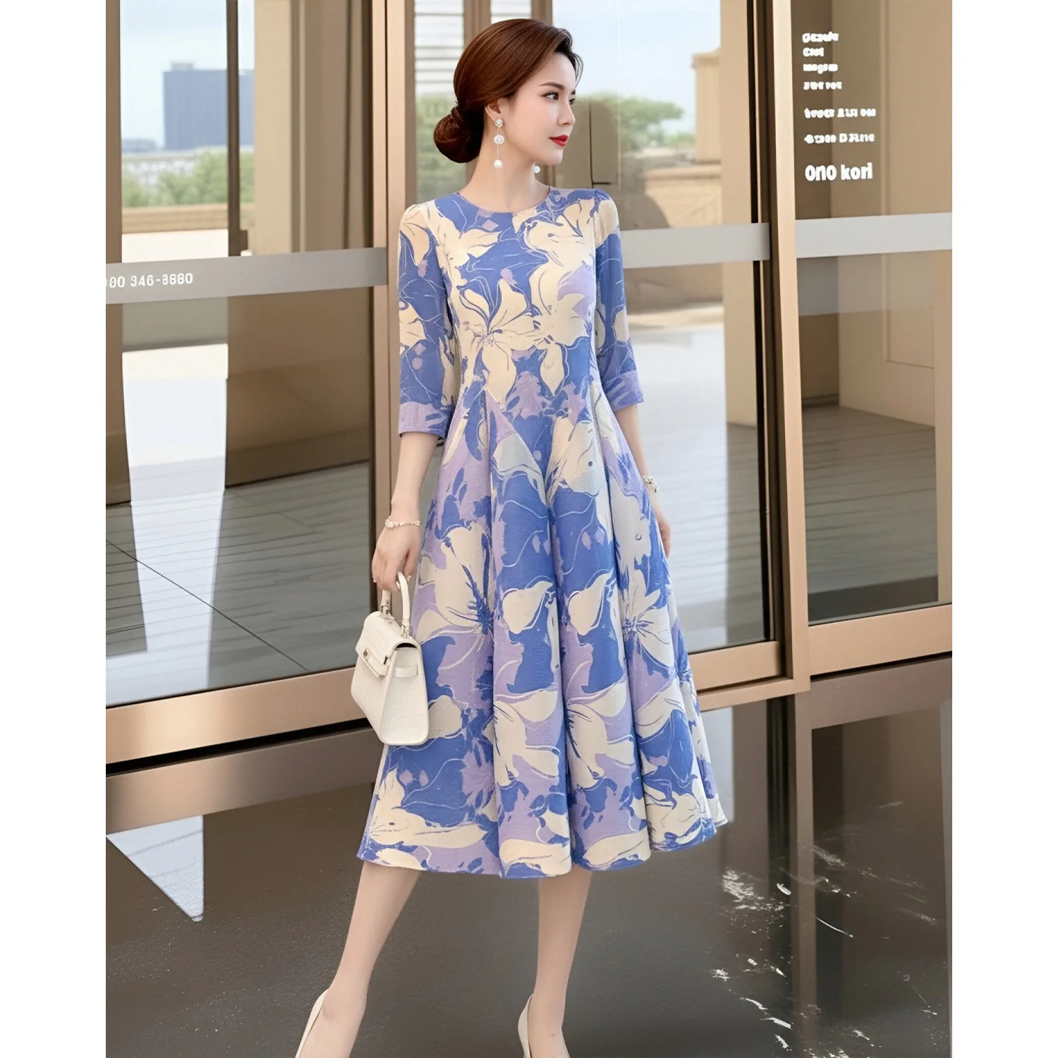 Miyake Pleated Elegant Printed Dresses Plisse Women 2026 New Age-Reducing Spring Clothing Miyake Pleats Spring Fold Dress
Miyake Pleated Elegant Printed Dresses Plisse Women 2026 New Age-Reducing Spring Clothing Miyake Pleats Spring Fold Dress