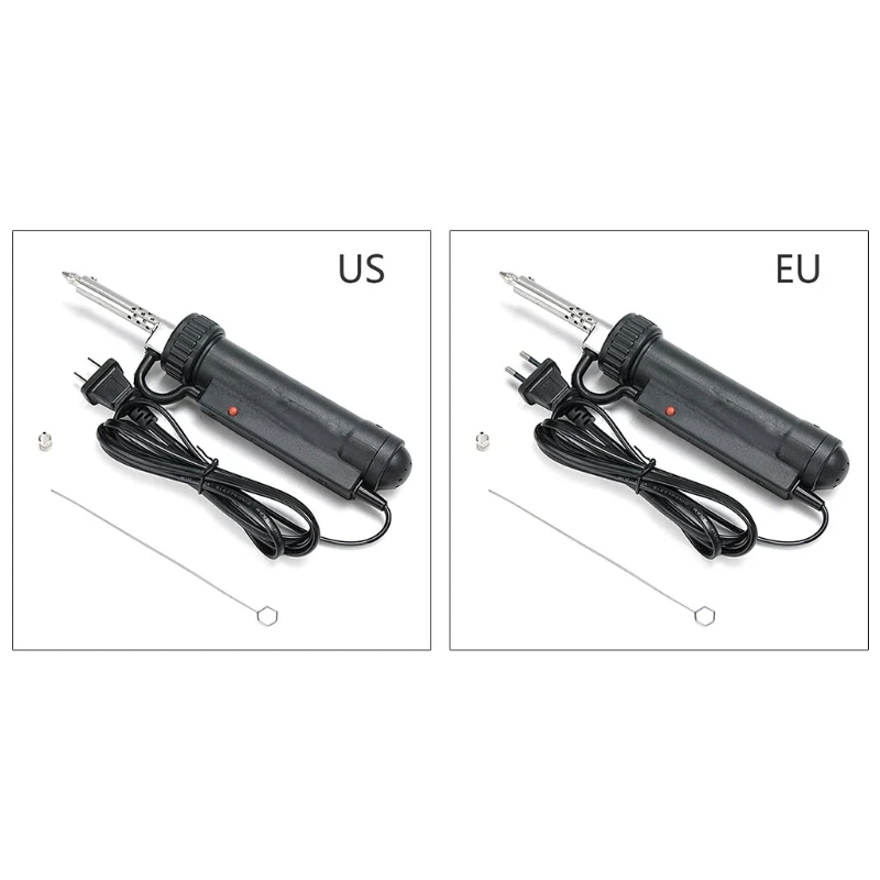 Electric Desoldering Repair Solder Removal Tool Solder Sucker Iron Tin DIY
Electric Desoldering Repair Solder Removal Tool Solder Sucker Iron Tin DIY
