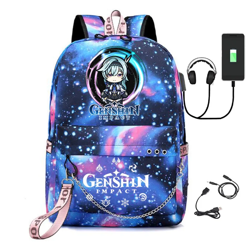 Fashion Novelty Genshin Impact USB Student School Bags Unisex Printed Oxford Waterproof Notebook multifunction Travel Backpacks
Fashion Novelty Genshin Impact USB Student School Bags Unisex Printed Oxford Waterproof Notebook multifunction Travel Backpacks