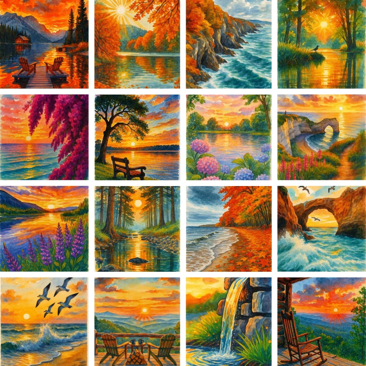 5D Diamond Painting Retro Orange Sunset Abstract Beach Wall Art Full Square Diamond Embroidery Pictures of Rhinestones Decor
5D Diamond Painting Retro Orange Sunset Abstract Beach Wall Art Full Square Diamond Embroidery Pictures of Rhinestones Decor