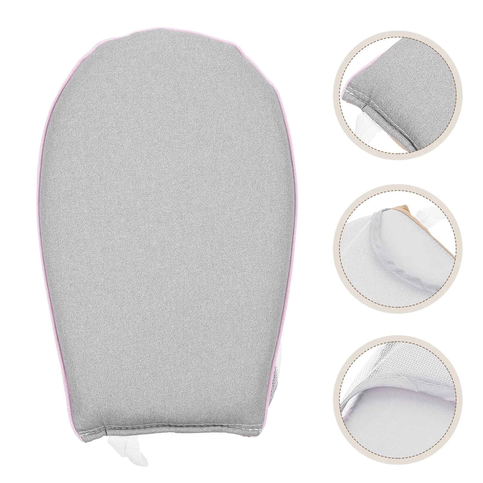 Handheld Mini Ironing Board Pad Heat-resistant Sponge Travel Size Portable Steamer Mitt Gloves Clothes Press Mat
Handheld Mini Ironing Board Pad Heat-resistant Sponge Travel Size Portable Steamer Mitt Gloves Clothes Press Mat