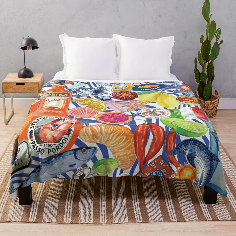 italian summer Throw Blanket Compact Warm Blanket for Car Road Trip
italian summer Throw Blanket Compact Warm Blanket for Car Road Trip