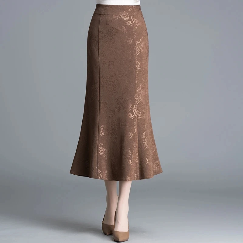 Temperament Zipper Waist Fishtail Skirt For Women 2025 Spring Autumn New High Waist Printed Hip Skirt Chinese Style Long Skirts
Temperament Zipper Waist Fishtail Skirt For Women 2025 Spring Autumn New High Waist Printed Hip Skirt Chinese Style Long Skirts