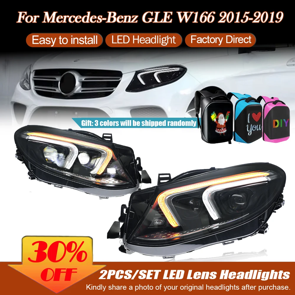 Ca Head Lamps Assmebly For Benz GLE W166 2015-2019 Headlights DRL 12V H7 LED Bi Xenon Bulbs Fog Lights Car Decoration Accessory
Ca Head Lamps Assmebly For Benz GLE W166 2015-2019 Headlights DRL 12V H7 LED Bi Xenon Bulbs Fog Lights Car Decoration Accessory