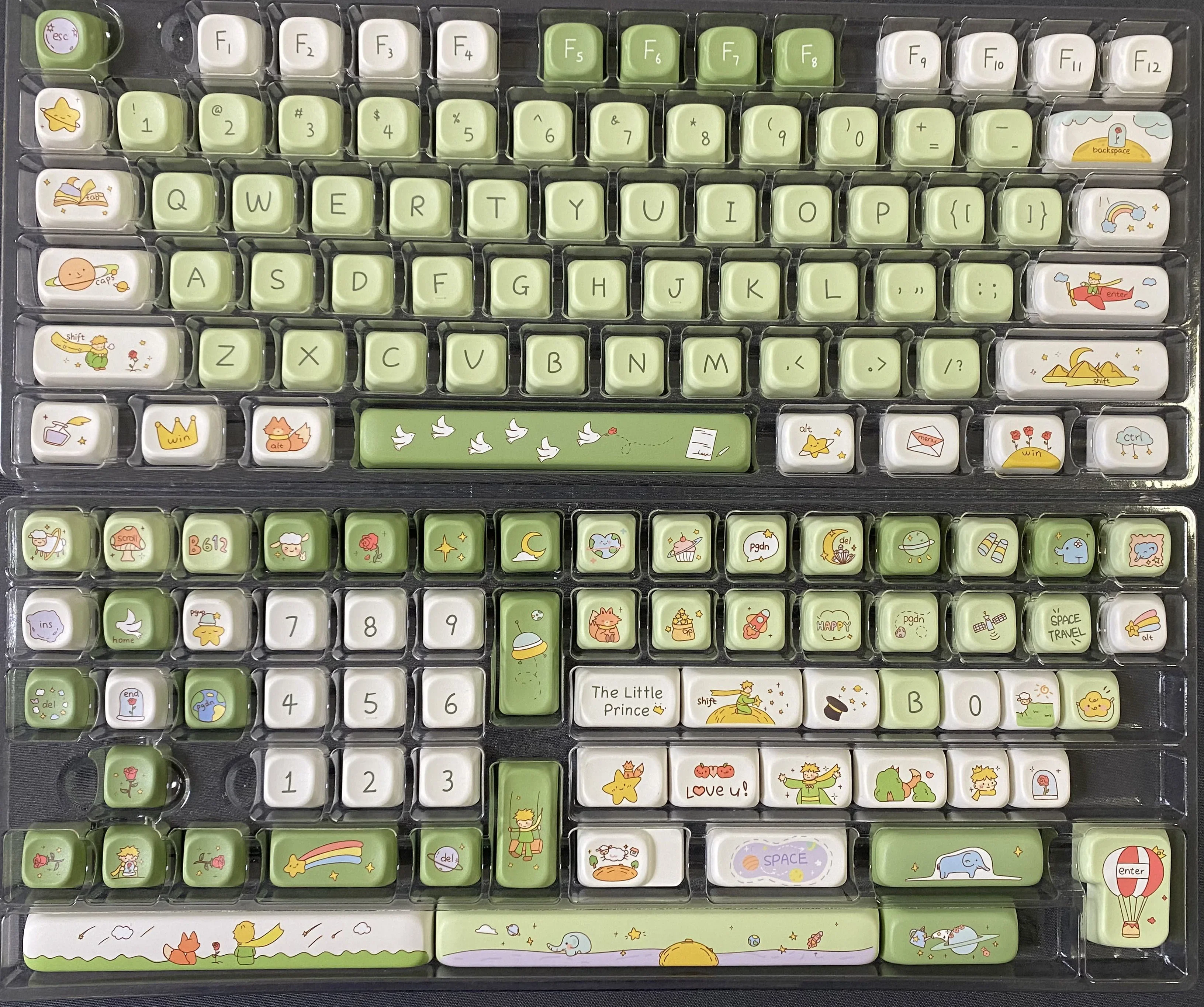 Колпачок для клавиатуры на тему принца, материал ПБТ, процесс сублимации, супер милый
Колпачок для клавиатуры на тему принца, материал ПБТ, процесс сублимации, супер милый