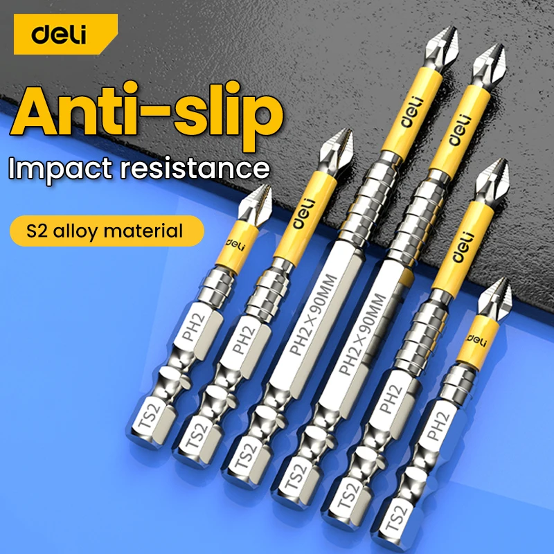 5PCS Upgraded High Hardness And Strong Magnetic Bit 25/50/65/70/90/150mm Non-slip Cross High Hardness Electric Hand Drill Screw
5PCS Upgraded High Hardness And Strong Magnetic Bit 25/50/65/70/90/150mm Non-slip Cross High Hardness Electric Hand Drill Screw
