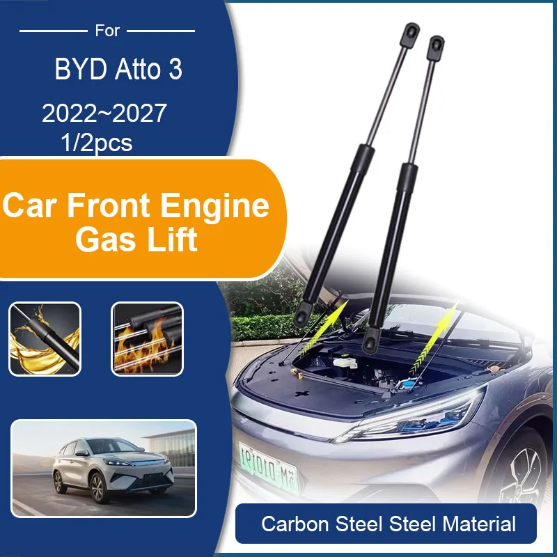 Car Front Engine Gas Lift For BYD Atto 3 Evo Yuan Plus SC2E 2022-2027 Strut Spring Bars Shock Damper Hydraulic Rods Accessories
Car Front Engine Gas Lift For BYD Atto 3 Evo Yuan Plus SC2E 2022-2027 Strut Spring Bars Shock Damper Hydraulic Rods Accessories