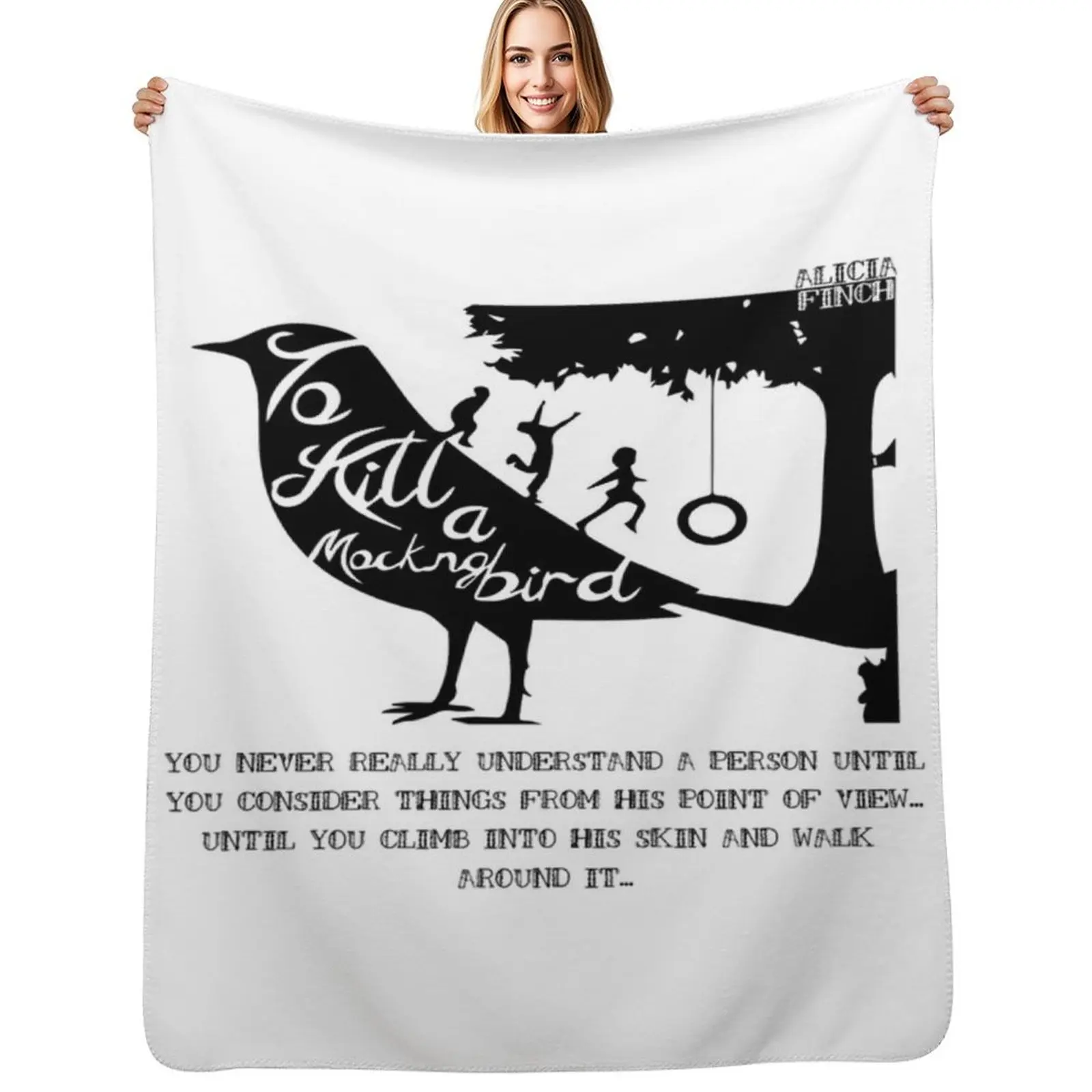 To Kill A Mocking Bird Throw Blanket All Season Lightweight Soft Blanket for Bed
To Kill A Mocking Bird Throw Blanket All Season Lightweight Soft Blanket for Bed