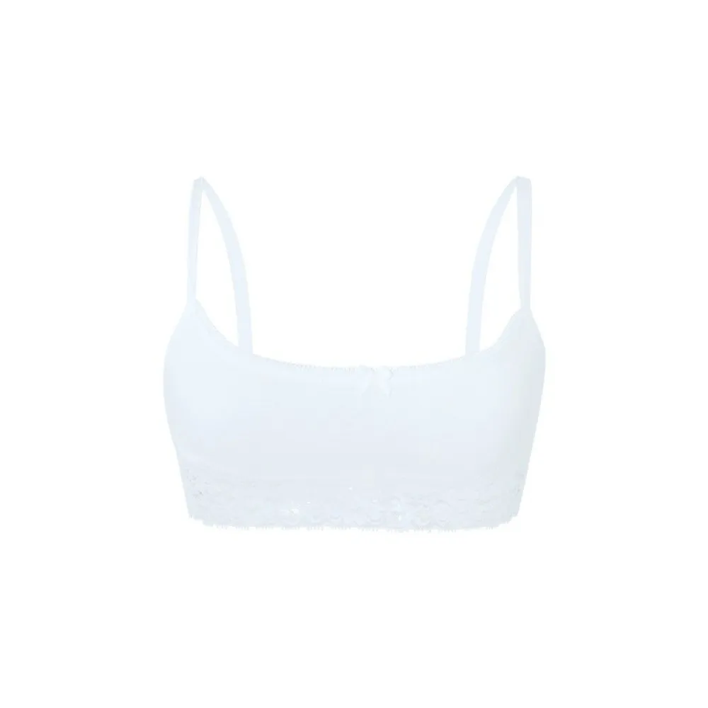 Soft Cotton Girls Underwear Wireless Comfortable Breathable Teenage Girls Bra Bowknot Lace Teenage Girls Lingerie Maiden
Soft Cotton Girls Underwear Wireless Comfortable Breathable Teenage Girls Bra Bowknot Lace Teenage Girls Lingerie Maiden