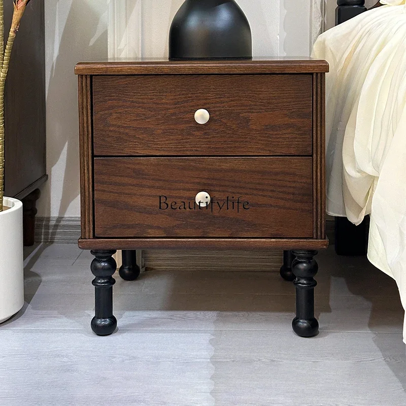 yj19 American Style Pure Solid Wood Bedside Table Bedroom Storage Cabinet French Simple Double Drawer
yj19 American Style Pure Solid Wood Bedside Table Bedroom Storage Cabinet French Simple Double Drawer