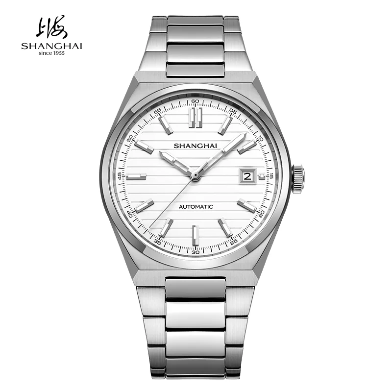 Shanghai Watch Business Mechanical Men's Watches 36mm Automatic Watch 316L Stainless Steel Unisex Elegant Luminous Sapphire 8013
Shanghai Watch Business Mechanical Men's Watches 36mm Automatic Watch 316L Stainless Steel Unisex Elegant Luminous Sapphire 8013