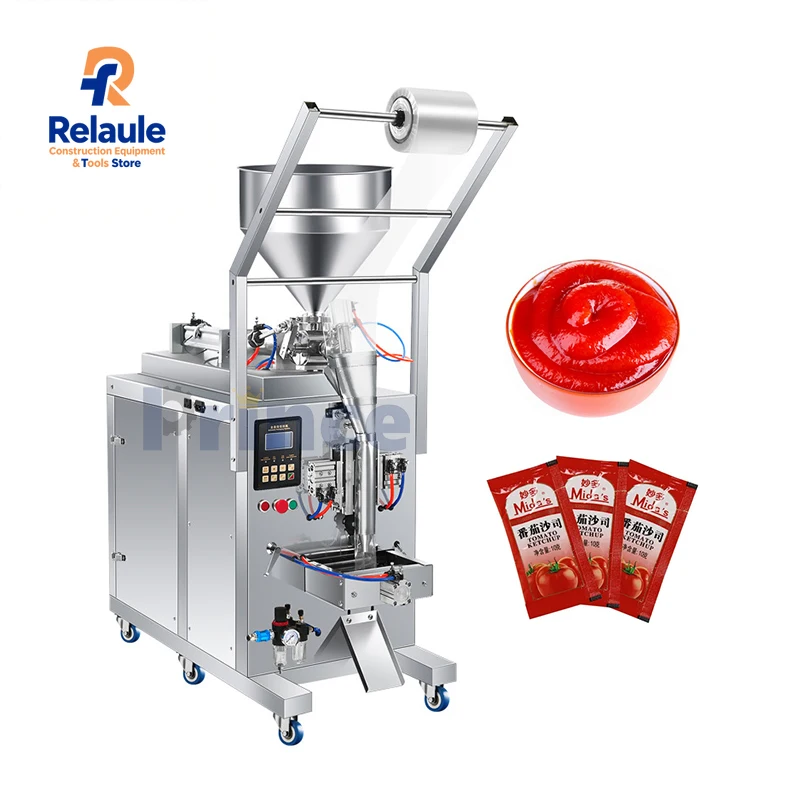 Small Vertical Packing Business Filling Ketchup Tomato Sauce Filling Packing Machine Sachet Sealing Bags Paste Filling Machine
Small Vertical Packing Business Filling Ketchup Tomato Sauce Filling Packing Machine Sachet Sealing Bags Paste Filling Machine