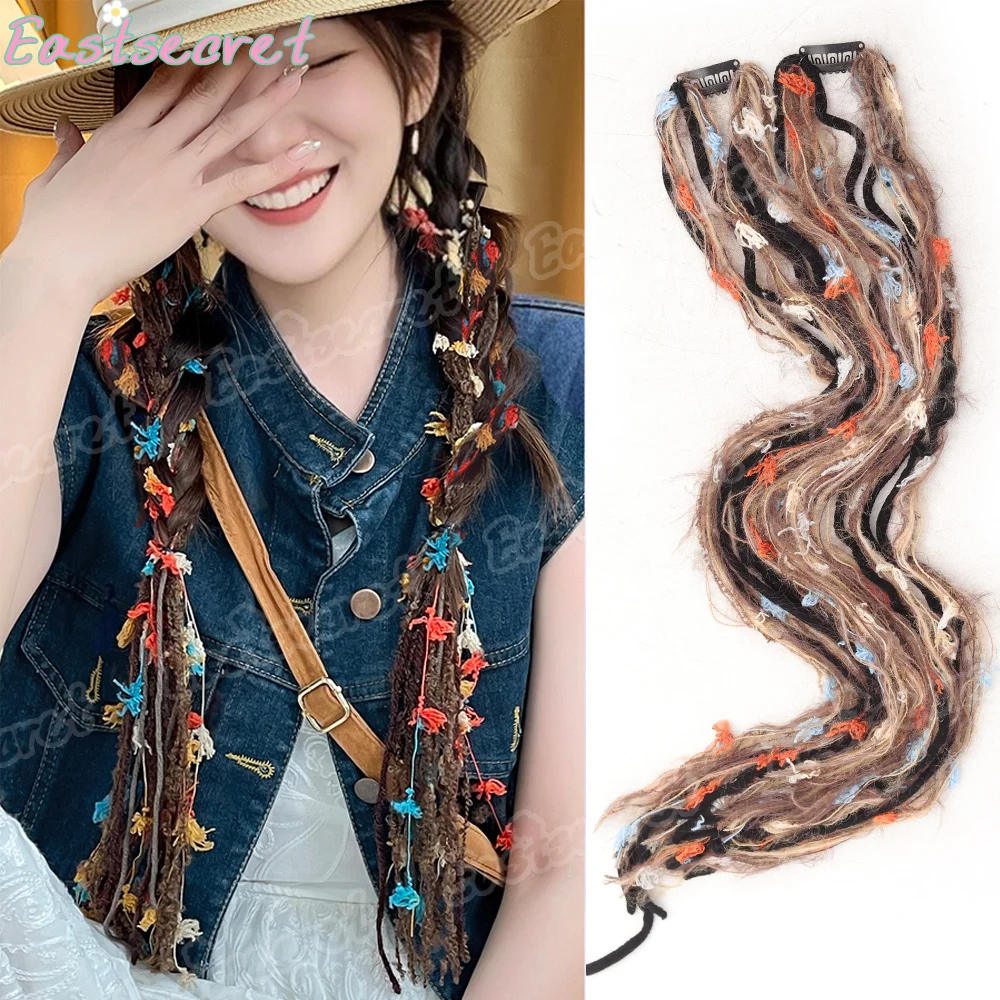 BB clip style braided colorful rope Ethnic style Personality gradient headband Yarn braid Tied hair Synthetic hair accessory
BB clip style braided colorful rope Ethnic style Personality gradient headband Yarn braid Tied hair Synthetic hair accessory