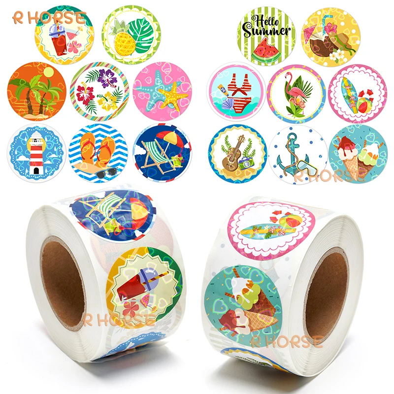 1000Pcs Hello Summer Holographic Stickers for Kids Hawaii Tropical Beach Label Decals Party Favor Scrapbooking Laptop 1.5 Inch
1000Pcs Hello Summer Holographic Stickers for Kids Hawaii Tropical Beach Label Decals Party Favor Scrapbooking Laptop 1.5 Inch
