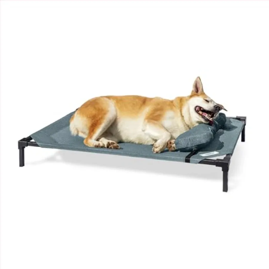 Pro Elevated Dog Bed with HeatShield Fabric Advanced Cooling Raised Cot for and Breeds Easy-Clean Low-to-Ground Access Bonus Bo
Pro Elevated Dog Bed with HeatShield Fabric Advanced Cooling Raised Cot for and Breeds Easy-Clean Low-to-Ground Access Bonus Bo