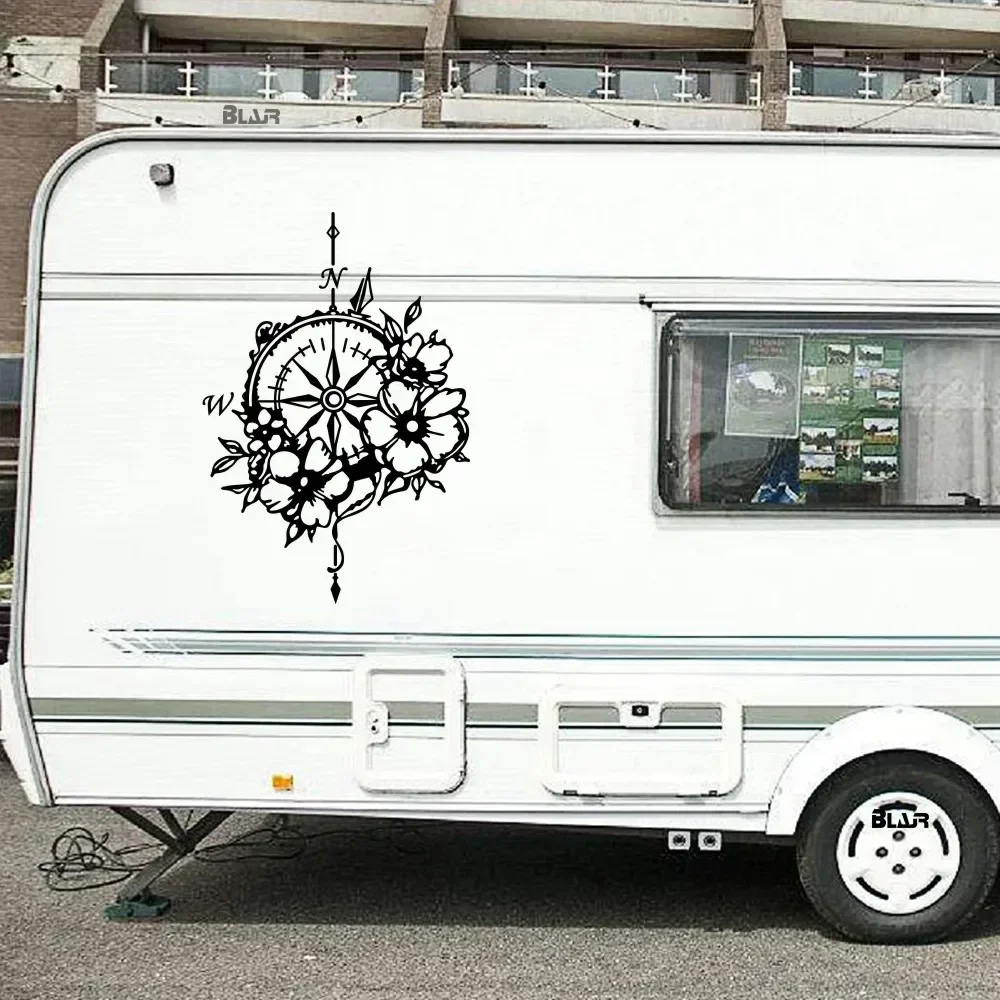 Модная наклейка с цветочным компасом для автодомов и кемперов, виниловая наклейка для капота и дверей автомобиля, аксессуары для тюнинга и декора.
Модная наклейка с цветочным компасом для автодомов и кемперов, виниловая наклейка для капота и дверей автомобиля, аксессуары для тюнинга и декора.