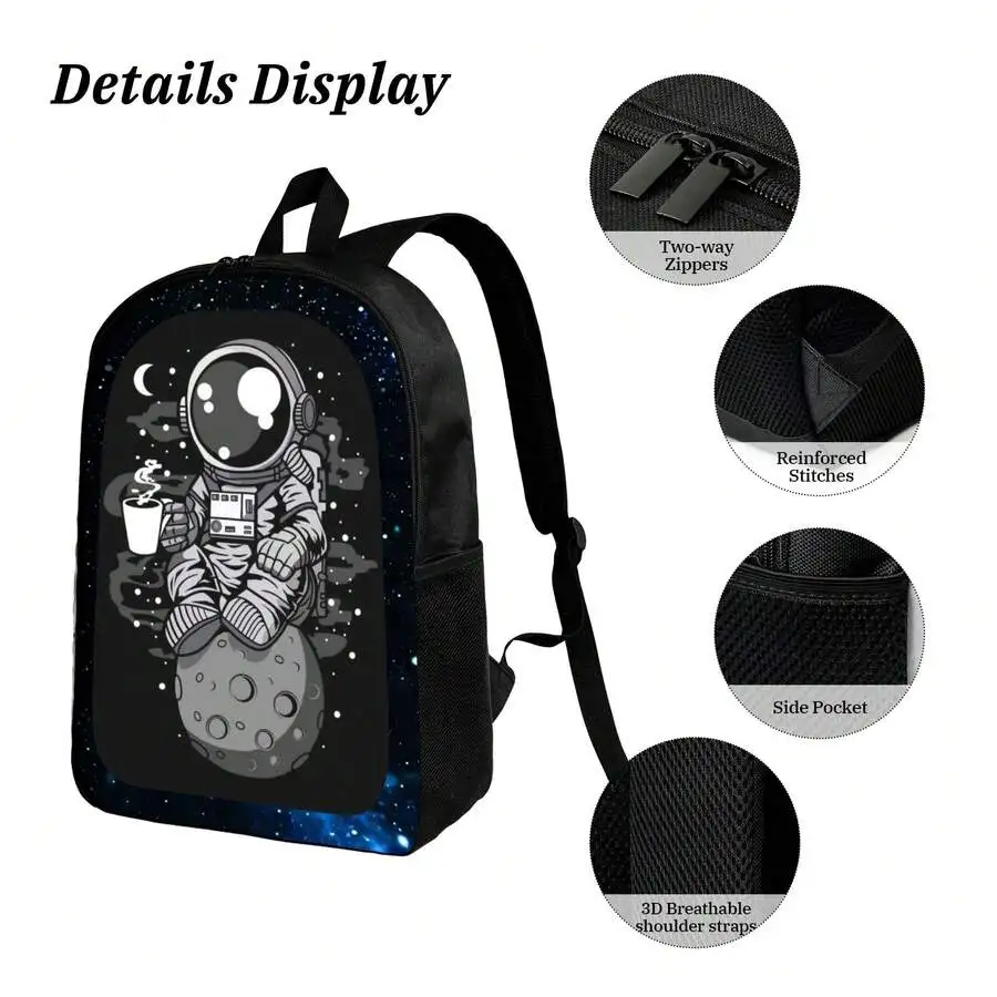Astronaut Cartoon Print Casual Backpack For Adults Unisex School College Travel Bag
Astronaut Cartoon Print Casual Backpack For Adults Unisex School College Travel Bag