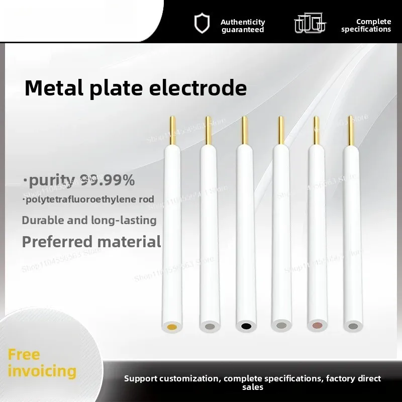 3mm Electrochemical Disk Electrode Multi Material GC Au Pt Ag Pd Ir Ti Cu Ni Zn W Fe In Carbon Steel
3mm Electrochemical Disk Electrode Multi Material GC Au Pt Ag Pd Ir Ti Cu Ni Zn W Fe In Carbon Steel