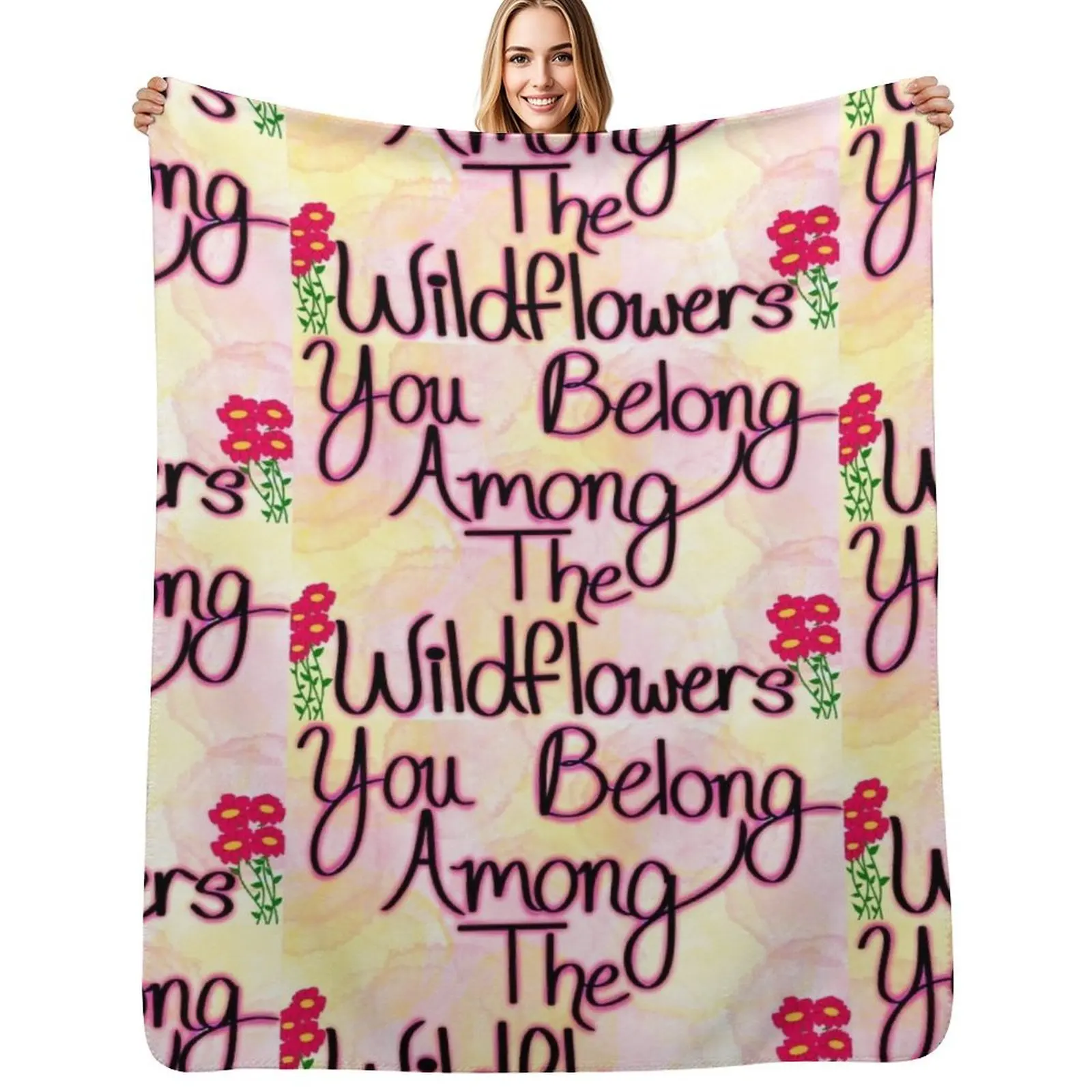 Wildflowers Throw Blanket Warm Throw Blanket Gift for Anniversary
Wildflowers Throw Blanket Warm Throw Blanket Gift for Anniversary