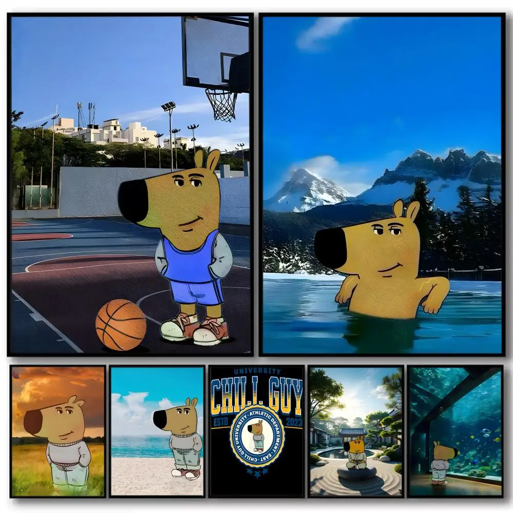 Cute C-Chill Guy Painting Calligraphy High-Quality Cotton Canvas Poster Wall Art for Living Room Modern Home Decoration
Cute C-Chill Guy Painting Calligraphy High-Quality Cotton Canvas Poster Wall Art for Living Room Modern Home Decoration