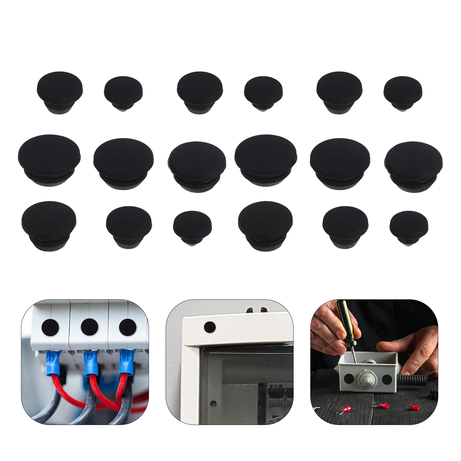 30pcs T-Shaped Stoppers Waterproof Sealing Easy Install Kitchen Bathroom Sink Seal Self-Tapping Ribbon Set Cover Holes
30pcs T-Shaped Stoppers Waterproof Sealing Easy Install Kitchen Bathroom Sink Seal Self-Tapping Ribbon Set Cover Holes