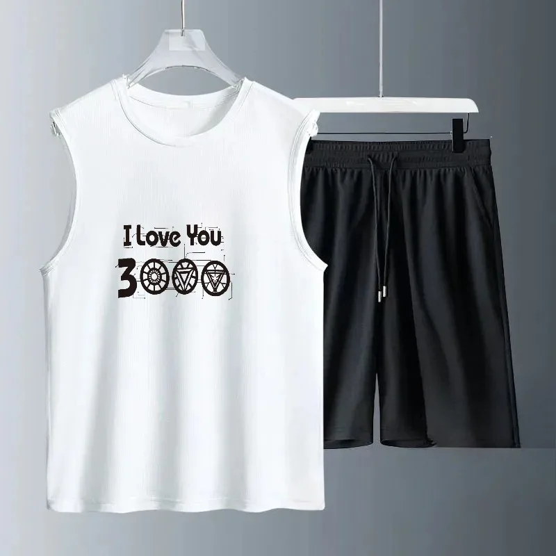 Summer Men's Lightweight Quick Drying Fashionable Basketball Short Sleeve T-Shirt and Shorts Set for Comfortable Summer Wear
Summer Men's Lightweight Quick Drying Fashionable Basketball Short Sleeve T-Shirt and Shorts Set for Comfortable Summer Wear