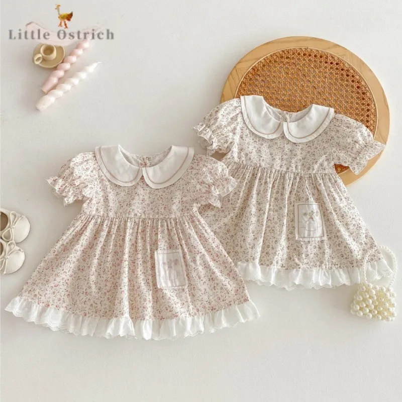Newborn Baby Girl Cotton Floral Patchwork Princess Dress Infant Child Puff Sleeve Lace Ruffle Vestido Summer Baby Clothes 9M-3T
Newborn Baby Girl Cotton Floral Patchwork Princess Dress Infant Child Puff Sleeve Lace Ruffle Vestido Summer Baby Clothes 9M-3T