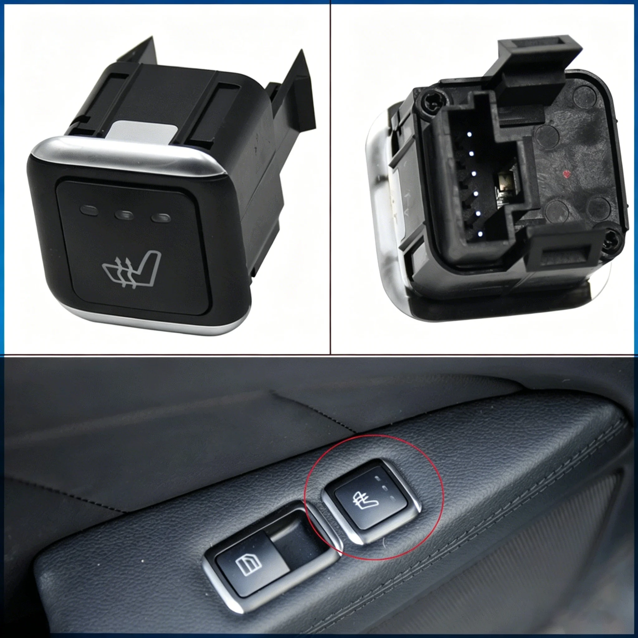Car Seat Heating Button Heater Switch A2129059500 For Mercedes Benz G E CLS AMG 2010-2018 - Seat Control Module
Car Seat Heating Button Heater Switch A2129059500 For Mercedes Benz G E CLS AMG 2010-2018 - Seat Control Module