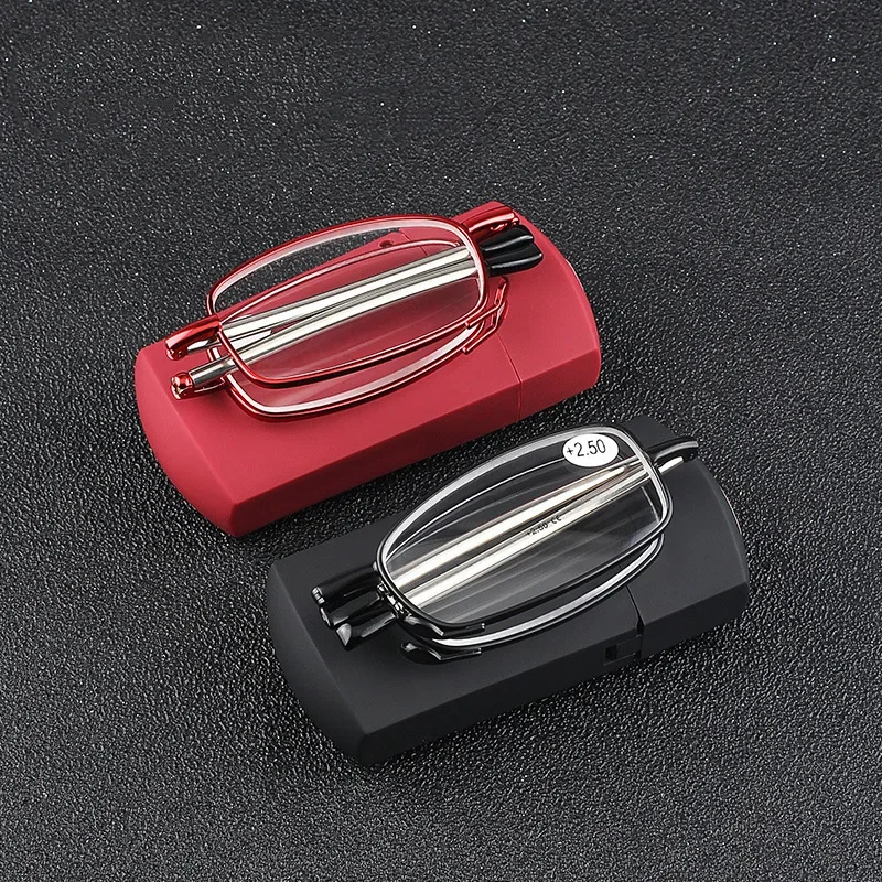 Folding Reading Glasses for Women Small Frame Metal Glasses with Original Box Portable Black Men Farsighted Glasses +1.0 To +4.0
Folding Reading Glasses for Women Small Frame Metal Glasses with Original Box Portable Black Men Farsighted Glasses +1.0 To +4.0