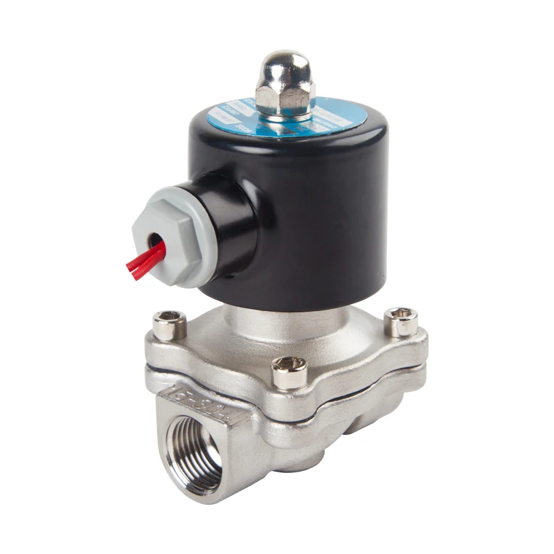 1/4" 3/8" 1/2" 3/4" 1" 1-1/2" BSP Female 12V 24V 110V 220V 304 Stainless Electric Solenoid Valve Normally Closed Pneumatic
1/4" 3/8" 1/2" 3/4" 1" 1-1/2" BSP Female 12V 24V 110V 220V 304 Stainless Electric Solenoid Valve Normally Closed Pneumatic