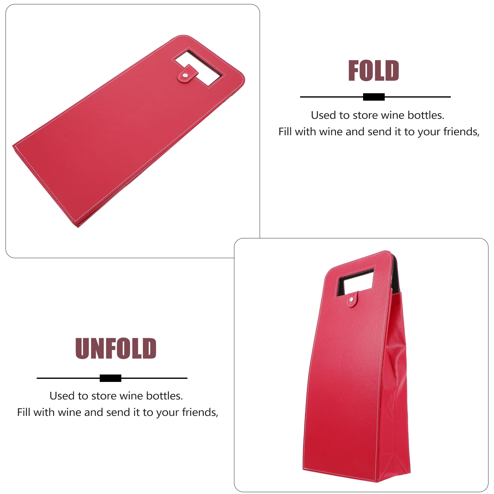 H bags Red Pouch Bottle Carrier Gift Bags Premium Material Durable Practical Kitchen Bar Accessories Storage
H bags Red Pouch Bottle Carrier Gift Bags Premium Material Durable Practical Kitchen Bar Accessories Storage