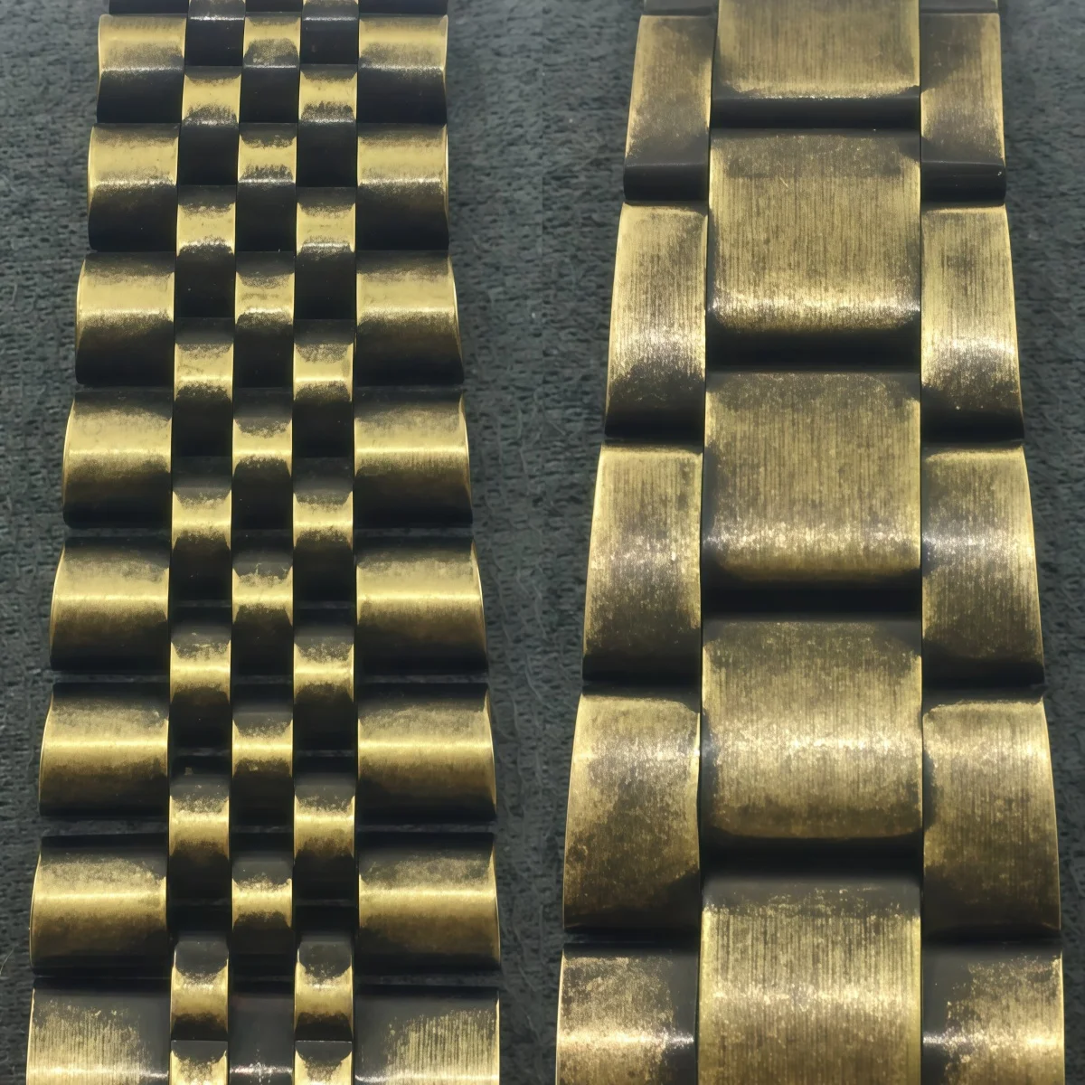 20mm bronze bracelet stainless steel solid strap folding sliding buckle men's strap is suitable for 39mm and 40mm watch cases.
20mm bronze bracelet stainless steel solid strap folding sliding buckle men's strap is suitable for 39mm and 40mm watch cases.