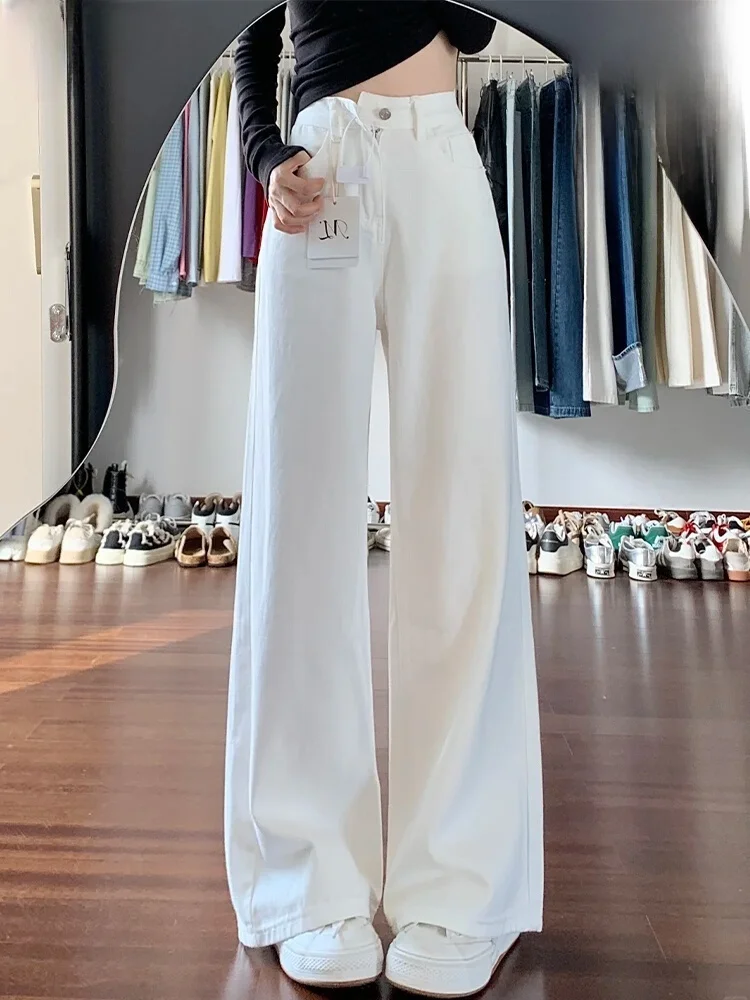 High Waist Wide Leg Jeans Women's New 2025 Slim Fit Long Loose Drapey Straight Cut Floor Length Trousers Casual Spring Summer
High Waist Wide Leg Jeans Women's New 2025 Slim Fit Long Loose Drapey Straight Cut Floor Length Trousers Casual Spring Summer