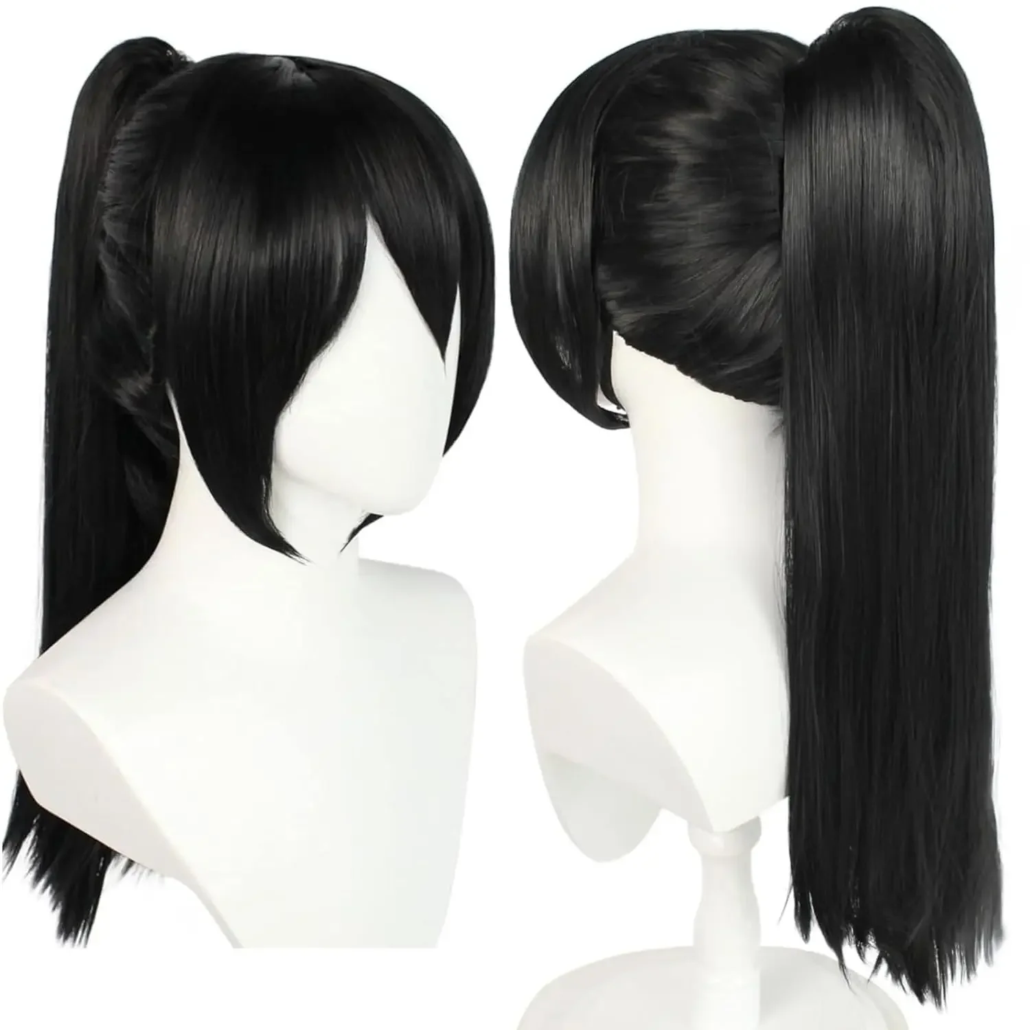Woman Hair 53cm Black Ponytail Anime Heat Resistant Wigs Ayano Aishi Cosplay Synthetic Wig
Woman Hair 53cm Black Ponytail Anime Heat Resistant Wigs Ayano Aishi Cosplay Synthetic Wig