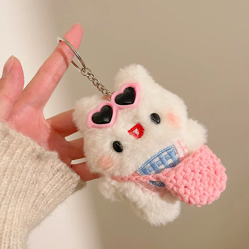 Cartoon Rabbit Keychain Backpack Charm Gift Bag Accessory Women Plush Doll Toy Car Key Chain Pendant Keyring Women Birthday Gift
Cartoon Rabbit Keychain Backpack Charm Gift Bag Accessory Women Plush Doll Toy Car Key Chain Pendant Keyring Women Birthday Gift