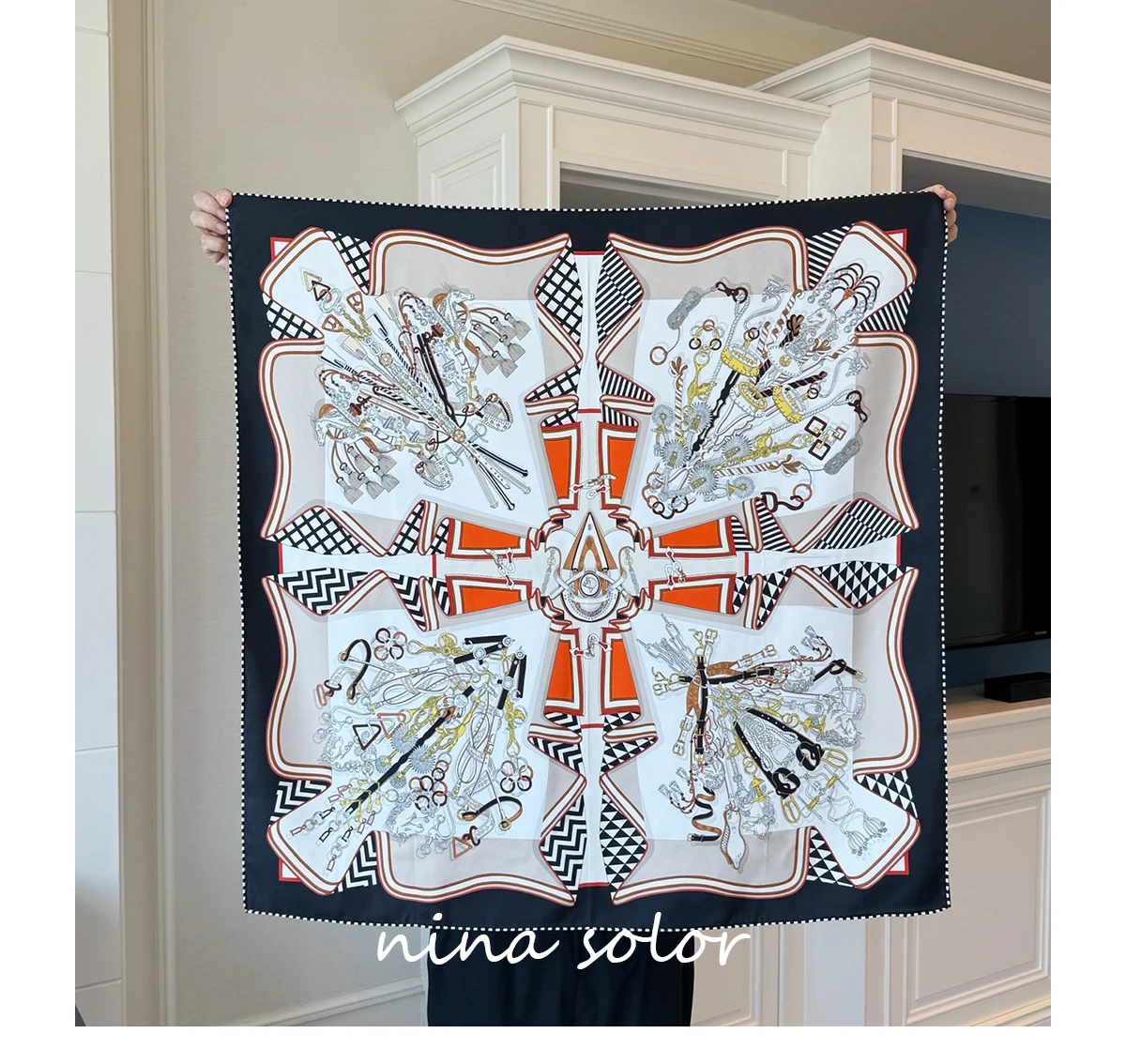 Twill Silk Scarf 90CM Brand Square Bandanas Hand Rolled Shawls Head Bag Accessories Lover Mother Gift
Twill Silk Scarf 90CM Brand Square Bandanas Hand Rolled Shawls Head Bag Accessories Lover Mother Gift