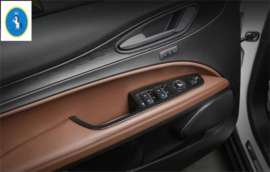 Yimaautotrims Auto Accessory Door Handle Holder Window Lift Button Switch Cover Trim Fit For Alfa Romeo Stelvio 2017 - 2020
Yimaautotrims Auto Accessory Door Handle Holder Window Lift Button Switch Cover Trim Fit For Alfa Romeo Stelvio 2017 - 2020