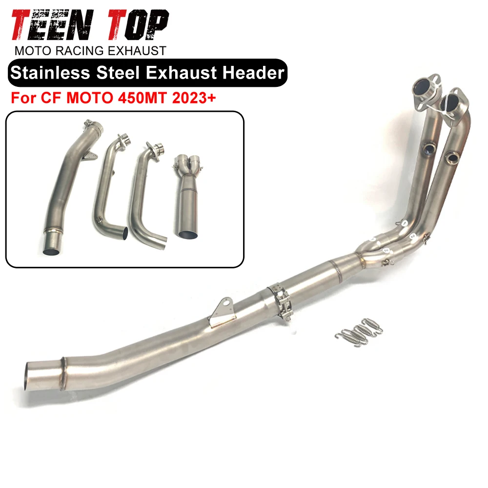 For CF MOTO 450MT 450 MT Exhaust Header Front Link Pipe Stainless Steel Motorcycle Connect to Original 450MT 2023+ Tube
For CF MOTO 450MT 450 MT Exhaust Header Front Link Pipe Stainless Steel Motorcycle Connect to Original 450MT 2023+ Tube
