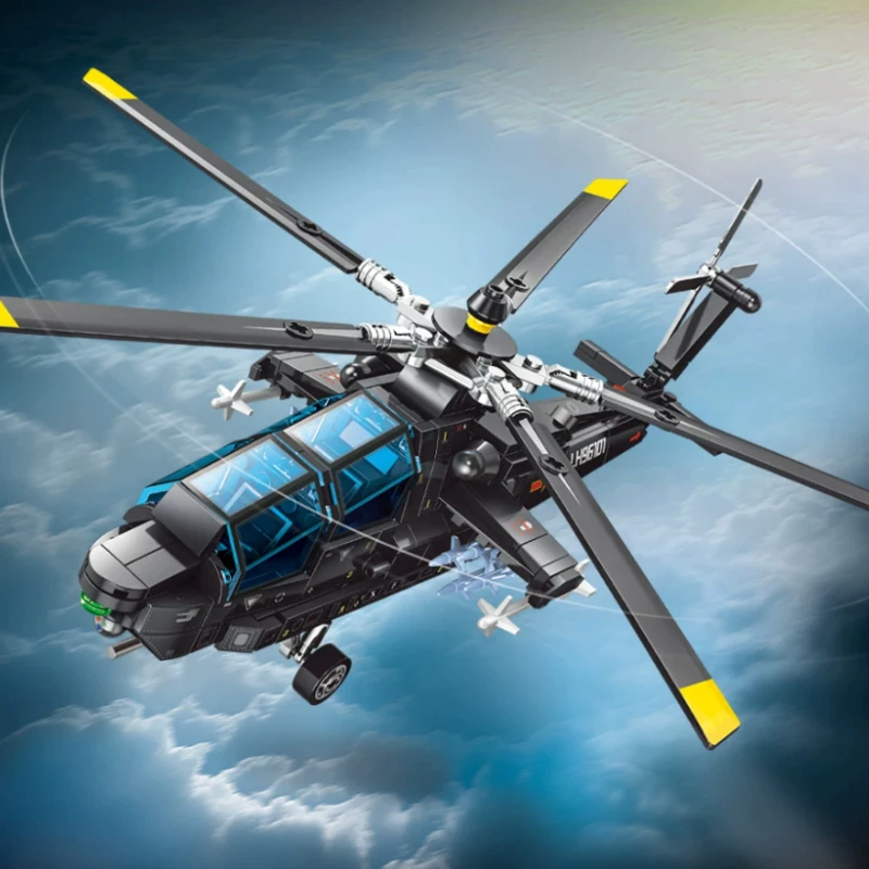 New Product SEMBO Building Blocks Z-21 Armed Helicopter Model Assembly Toy Building Blocks Male Gift Creative DIY Handicraft
New Product SEMBO Building Blocks Z-21 Armed Helicopter Model Assembly Toy Building Blocks Male Gift Creative DIY Handicraft