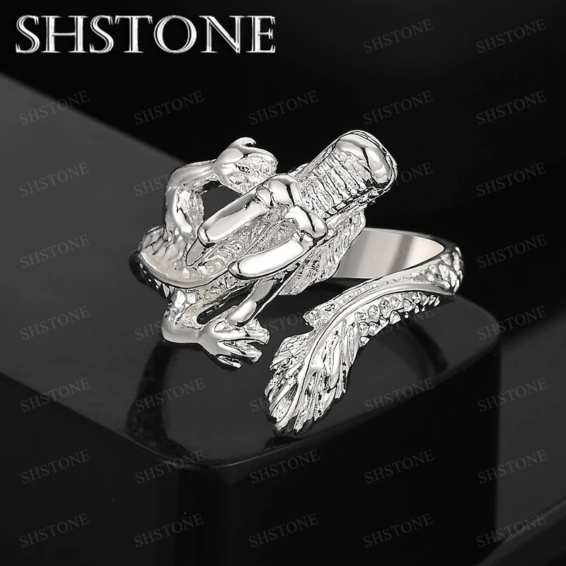 925 Sterling Silver Opening Ring Dragon Rings For Men Women Party Wedding Accessories Exquisite Luxury Jewelry Birthday Gift
925 Sterling Silver Opening Ring Dragon Rings For Men Women Party Wedding Accessories Exquisite Luxury Jewelry Birthday Gift