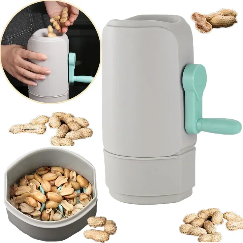 Hand Crank Automatic Peanut Sheller Kitchen Peanut Peeler Efficient De-Shelling Machine Household Shell Removal Tool Accessories
Hand Crank Automatic Peanut Sheller Kitchen Peanut Peeler Efficient De-Shelling Machine Household Shell Removal Tool Accessories