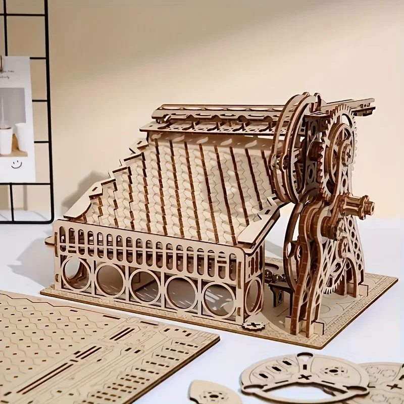 3D Wooden Puzzles for Adults DIY Wood Marble Run Model Kits Mechanical Gear W/Motor Building Kit Creative Home Decor Gift
3D Wooden Puzzles for Adults DIY Wood Marble Run Model Kits Mechanical Gear W/Motor Building Kit Creative Home Decor Gift
